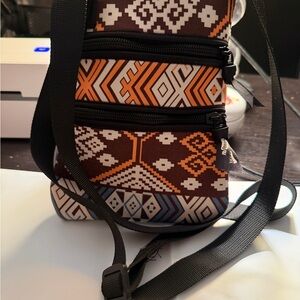 Tribal Pattern Crossbody Bag